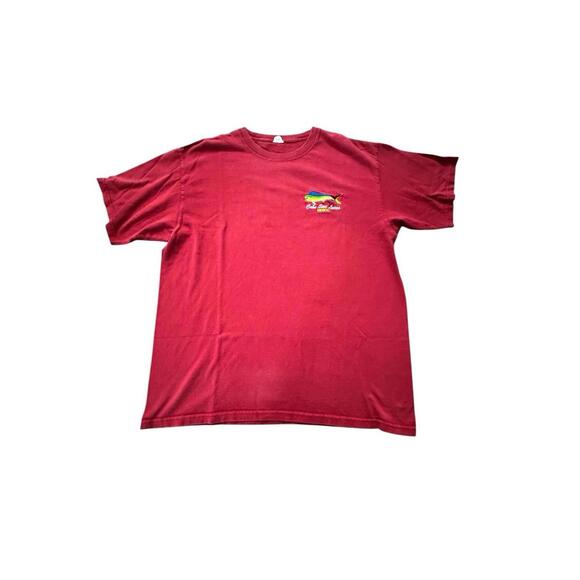 Vintage Yazbek Cabo San Lucas Mexico Red T Shirt Mens Large - Picture 1 of 4